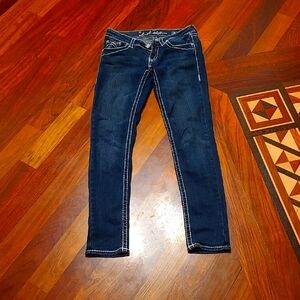 LA Idol Womens Blue Jeans
